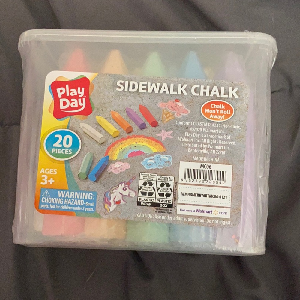 Play day sidewalk chalk